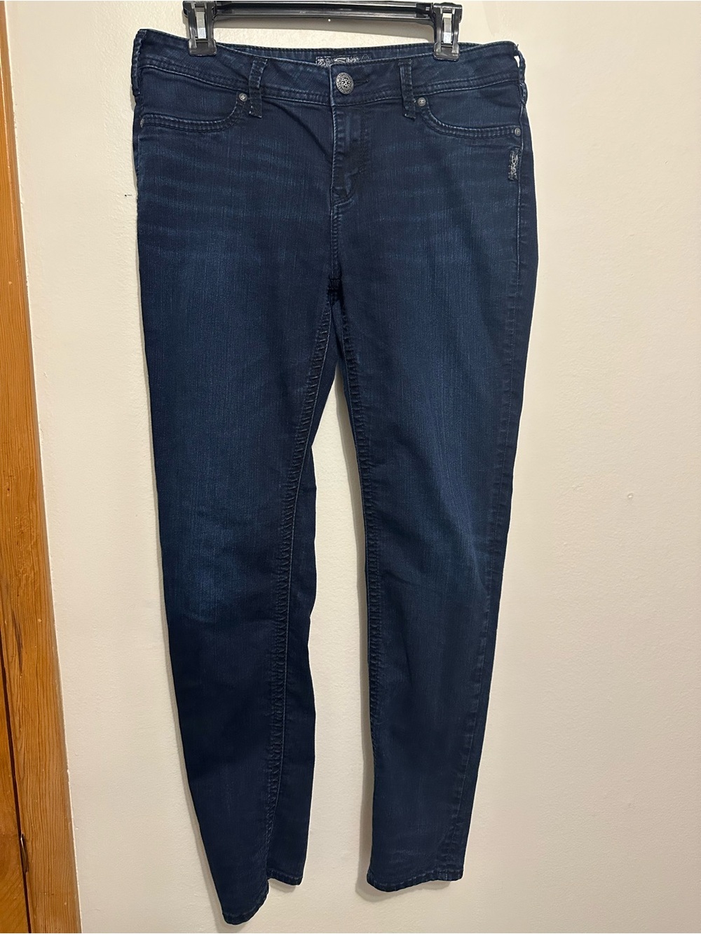 Silver Jeans Co. Suki High Super Skinny Dark Wash 32x31 Stretch Denim